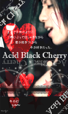 冬の幻 Acid Black Cherry ｱﾙﾊﾞﾑ